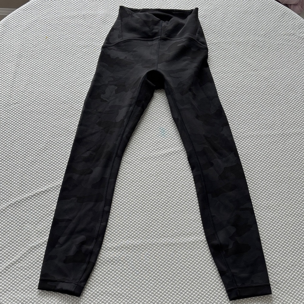 lululemon athletica Black Camo Leggings